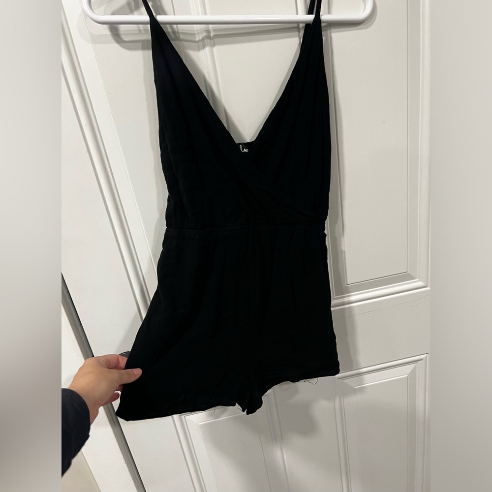 Black romper (shorts and spaghetti strap)